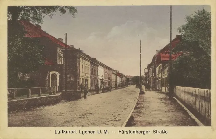 Framed Print : Air health resort Lychen u. M. Fuerstenberger Strasse