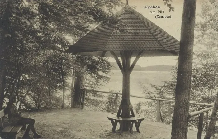 Framed Print : Air health resort Lychen, at the Zenssee