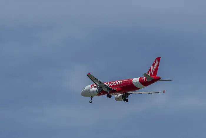 Framed Print : Aircraft Thai AirAsia, HS-ABC, Airbus A320-200