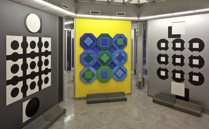 Framed Print : Aix en Provence, Vasarely MuseumBuilt 1973-76 Framed Print : Aix en Provence, Vasarely MuseumBuilt 1973-76