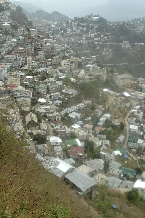 Framed Print : Aizwal city capital of Mizoram, India Framed Print : Aizwal city capital of Mizoram, India
