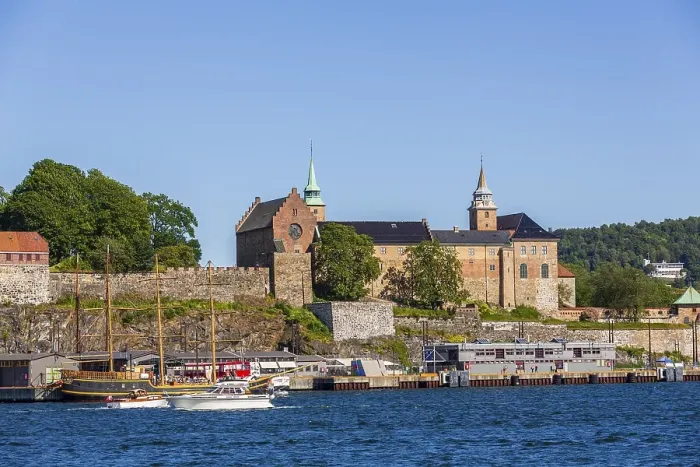 Framed Print : Akershus Fortress, Akersneset Peninsula