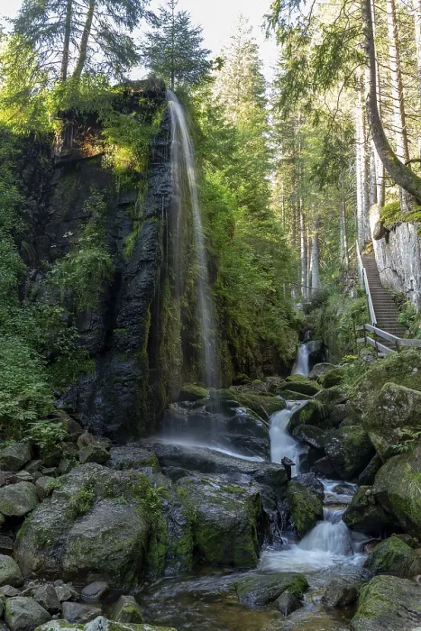 Framed Print : Alb Waterfall, St. Blasien, Black Forest Framed Print : Alb Waterfall, St. Blasien, Black Forest