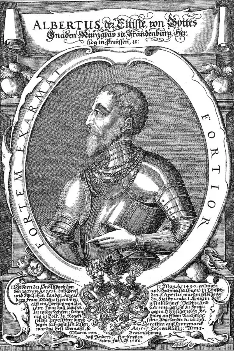 Framed Print : Albrecht of Brandenburg from the House of Hohenzollern Framed Print : Albrecht of Brandenburg from the House of Hohenzollern
