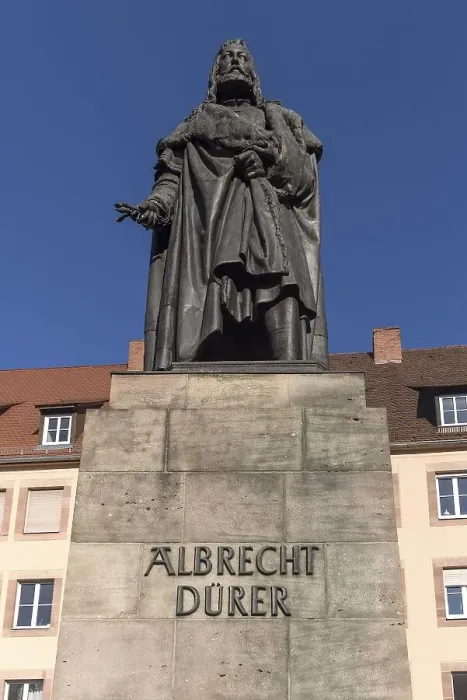 Framed Print : Albrecht Duerer Monument, Nuremberg