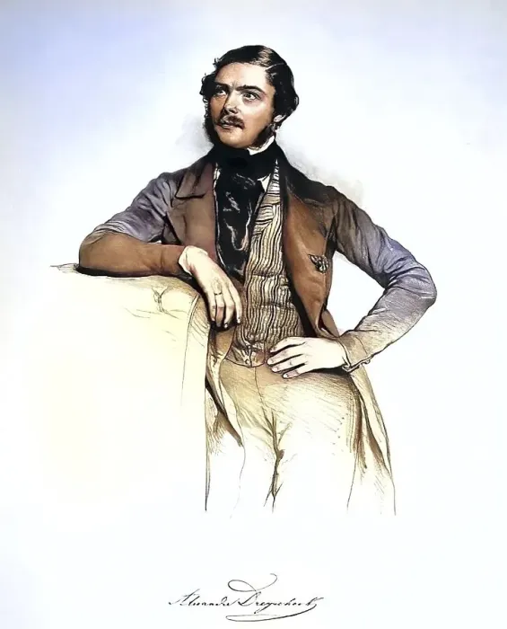 Framed Print : Alexander Dreyschock (born 15 October 1818 in Schak near Kuttenberg (Bohemia)