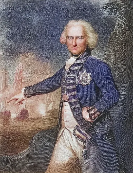 Framed Print : Alexander Hood 1st Viscount Bridport