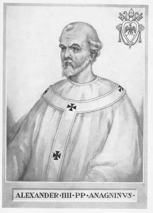Framed Print : Alexander IV, originally Rainald Count of Segni Framed Print : Alexander IV, originally Rainald Count of Segni