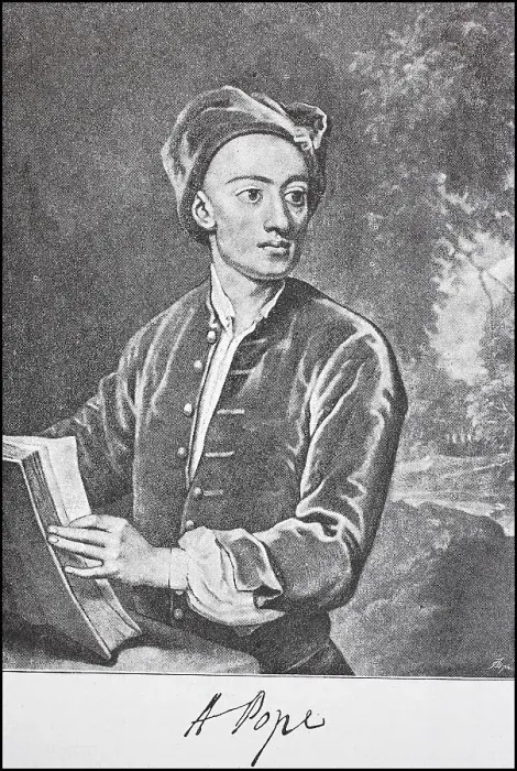 Framed Print : Alexander Pope, 21 May 1688, 30 May 1744