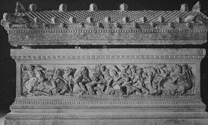 Framed Print : Alexander's sarcophagus is a modern name for a well-preserved