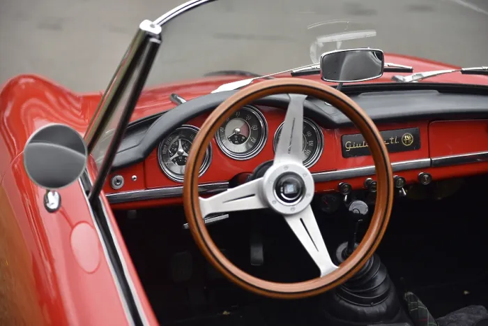Framed Print : Alfa-Romeo Giulietta at classic car meeting in Busum