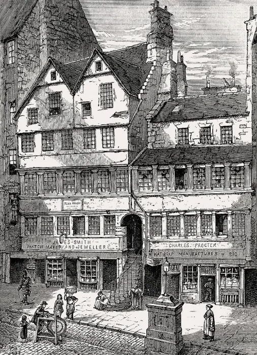 Framed Print : Allan Ramsay's House, High Street
