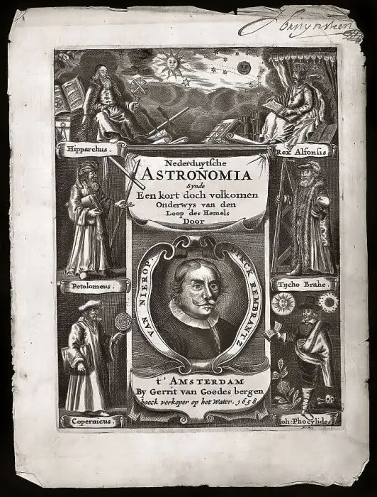 Framed Print : Allegorical titlepage to Dirck Rembrantz van Nierop