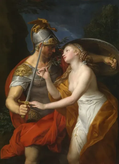 Framed Print : Allegory on the theme of war and peace