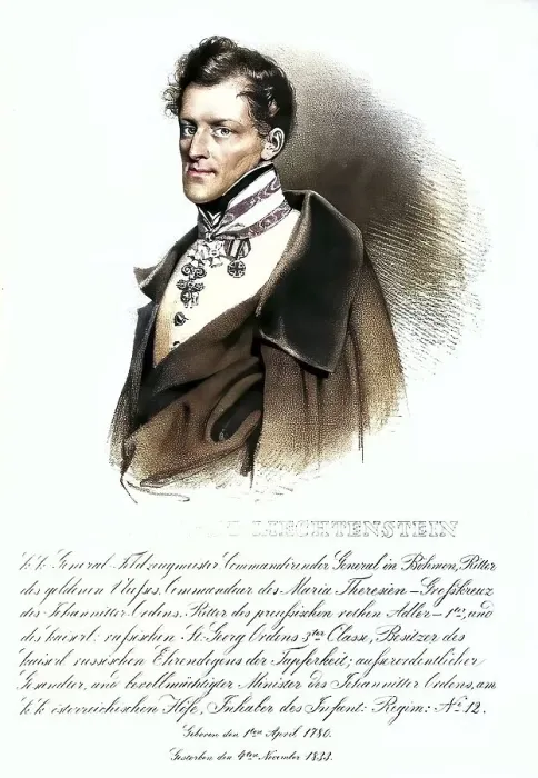 Framed Print : Alois Fuerst Liechtenstein (1780-1853) Framed Print : Alois Fuerst Liechtenstein (1780-1853)