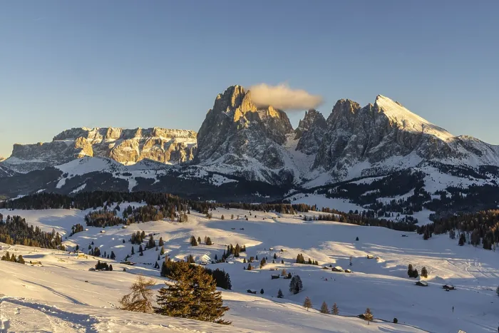 Framed Print : Alpe di Siusi at the Contrin hut