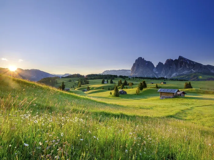Framed Print : Alpe di Siusi, Sassolungo, Plattkofel Framed Print : Alpe di Siusi, Sassolungo, Plattkofel