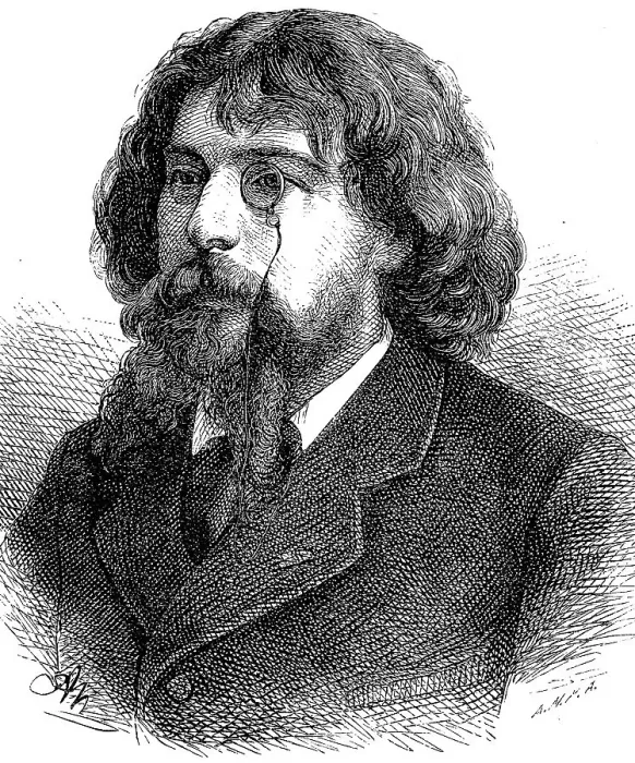 Framed Print : Alphonse Daudet, 13 May 1840, 16 December 1897 Framed Print : Alphonse Daudet, 13 May 1840, 16 December 1897