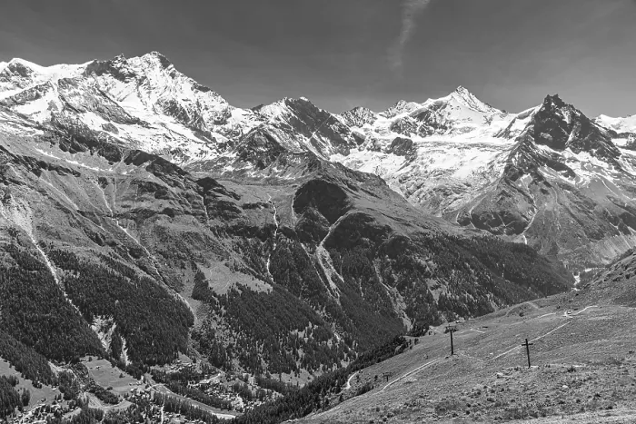 Framed Print : Alpine meadows at the summit of Corne de Sorebois