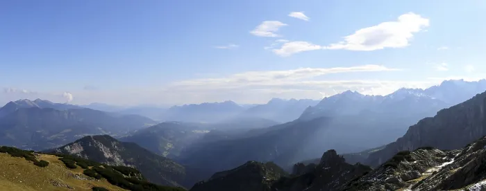 Framed Print : Alpine panorama of the Northern Alps
