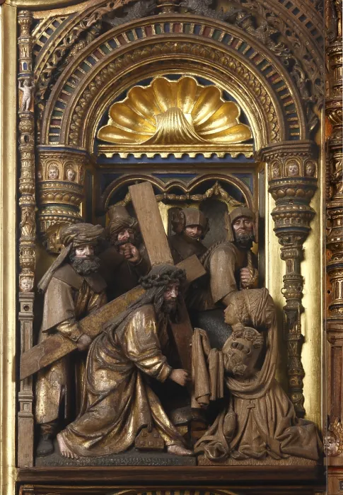 Framed Print : Altar of the Cross in the south choir