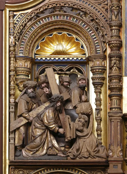 Framed Print : Altar of the Cross in the south choir