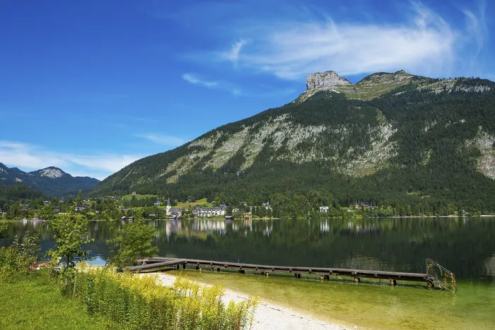 Framed Print : Altausseersee with view to the Loser Framed Print : Altausseersee with view to the Loser