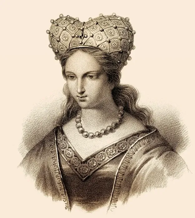 Framed Print : Altima or Altina, consort of the Frankish king Chlodio