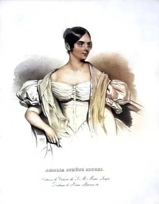 Framed Print : Amalie Schuetz (pseudonym: Amalie Schuetz-Oldosi)