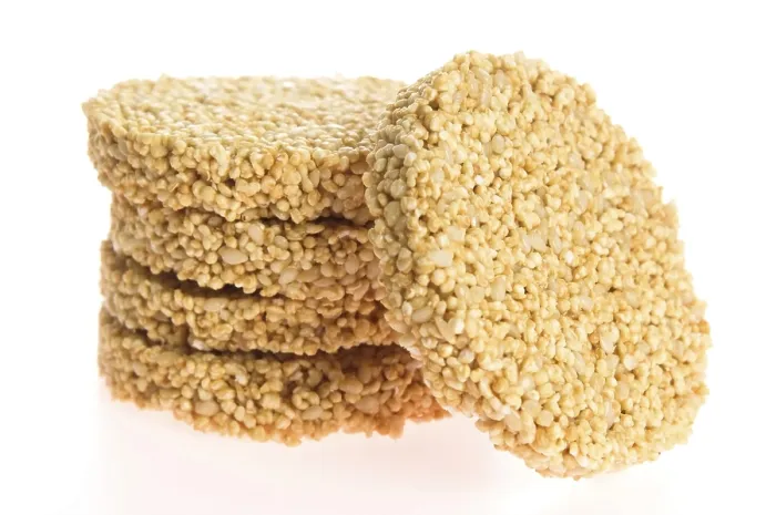 Framed Print : Amaranth cakes on a white background, lodz, poland