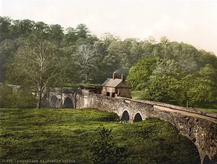 Framed Print : Ambergate, Halfpenny Bridge, Derbyshire