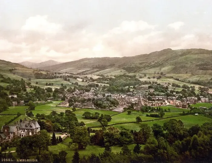 Framed Print : Ambleside, in the northern English Lake District Framed Print : Ambleside, in the northern English Lake District