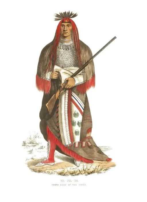 Framed Print : American Indian, Native American