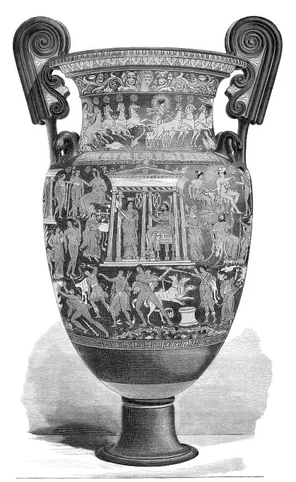 Framed Print : An amphora from ancient Greece