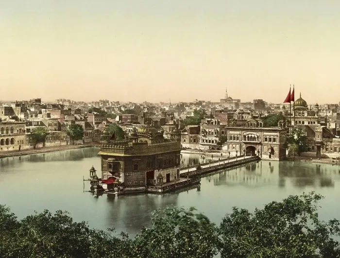 Framed Print : Amritsar. Golden Temple, India