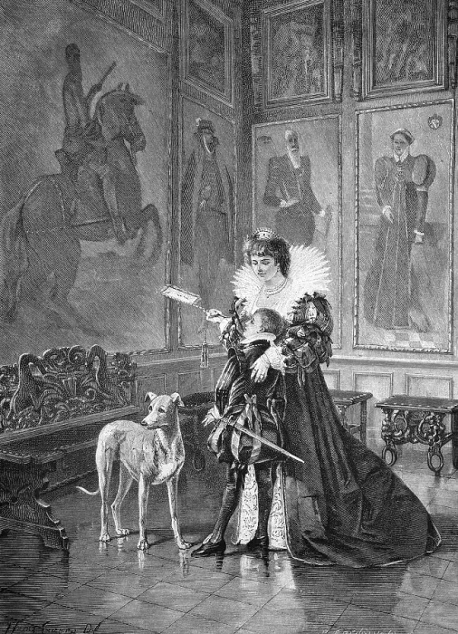 Framed Print : At the ancestral portrait gallery Framed Print : At the ancestral portrait gallery