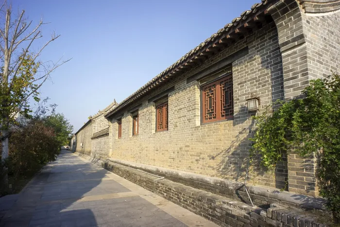 Framed Print : Ancient architectural complex of the Chen Family Mansion in Shangqiu Ancient City was a private residence during