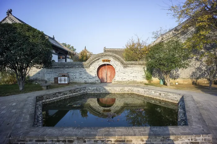 Framed Print : Ancient architectural complex of the Chen Family Mansion in Shangqiu Ancient City was a private residence during