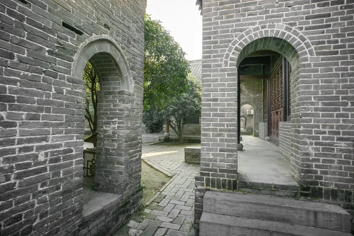 Framed Print : Ancient architectural complex of the Chen Family Mansion in Shangqiu Ancient City was a private residence during