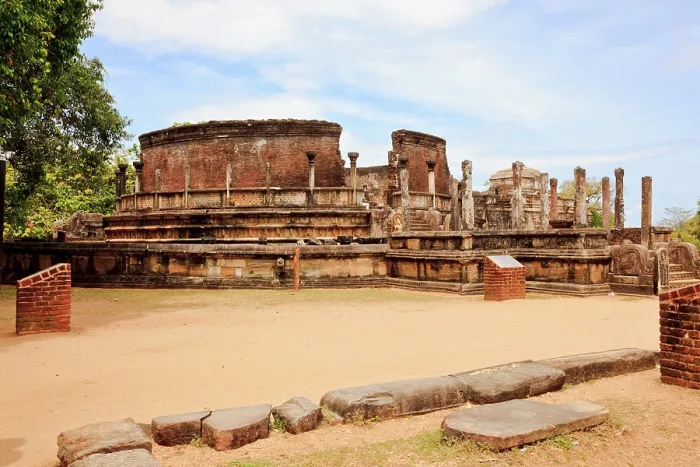 Framed Print : Ancient buddhist temple in polonnaruwa, sri lanka Framed Print : Ancient buddhist temple in polonnaruwa, sri lanka