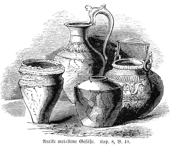 Framed Print : Ancient metal vessels, objects Framed Print : Ancient metal vessels, objects