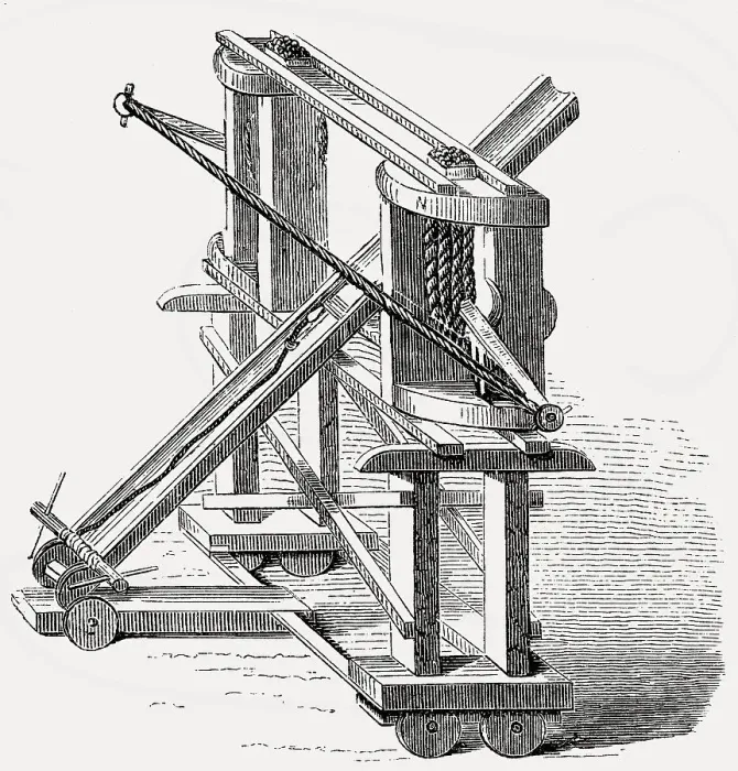 Framed Print : Ancient Roman ancient missile weapon