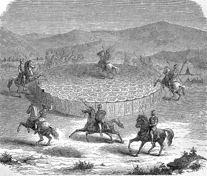 Framed Print : In ancient Roman warfare