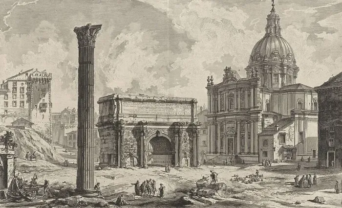 Framed Print : Ancient Rome, Arco di Settimio Severo