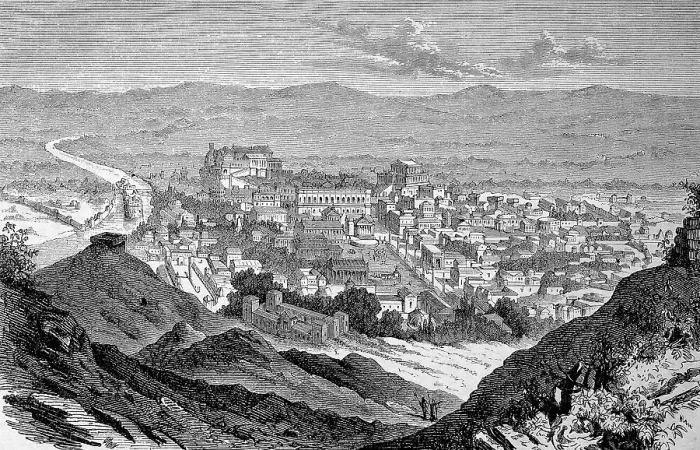 Framed Print : Ancient Rome at the time of Julius Caesar