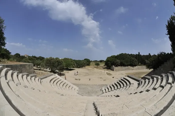 Framed Print : Ancient Stadium, reconstructed