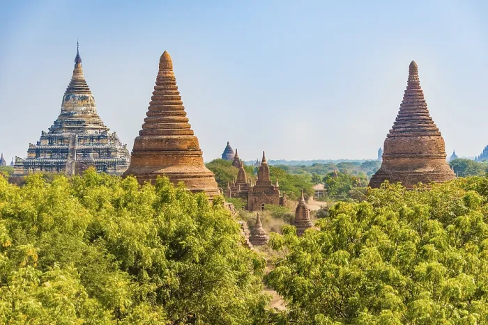 Framed Print : Ancient temples, pagodas, Bagan, Myanmar, Asia Framed Print : Ancient temples, pagodas, Bagan, Myanmar, Asia
