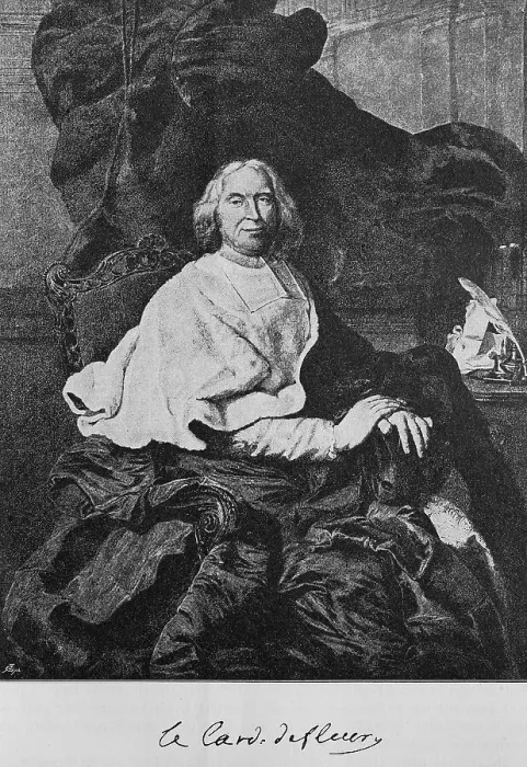 Framed Print : Andre-Hercule de Fleury, 22 June 1653-29 January 1743