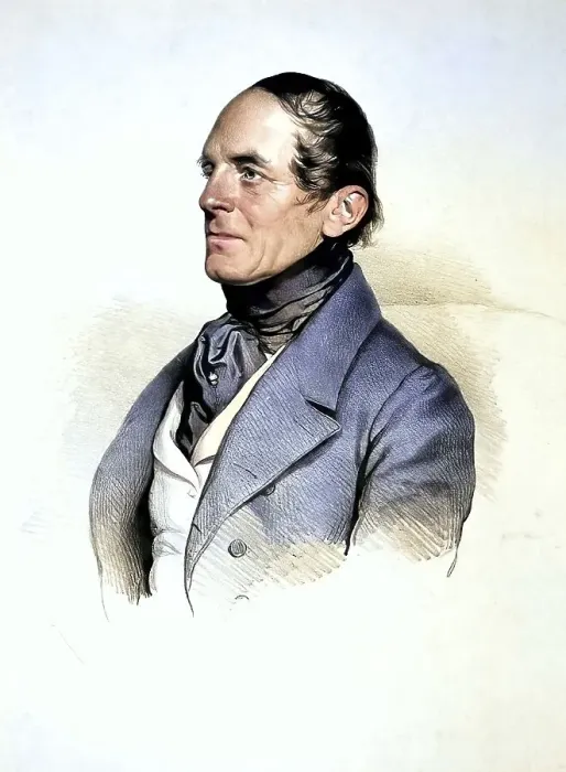 Framed Print : Andreas Gluderer (1775-1849), Spezereiwarenhaendler in Vienna