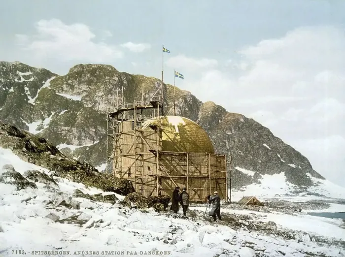Framed Print : Andree's Station, from here Salomon August Andree started a balloon flight to the North Pole in 1896 Framed Print : Andree's Station, from here Salomon August Andree started a balloon flight to the North Pole in 1896